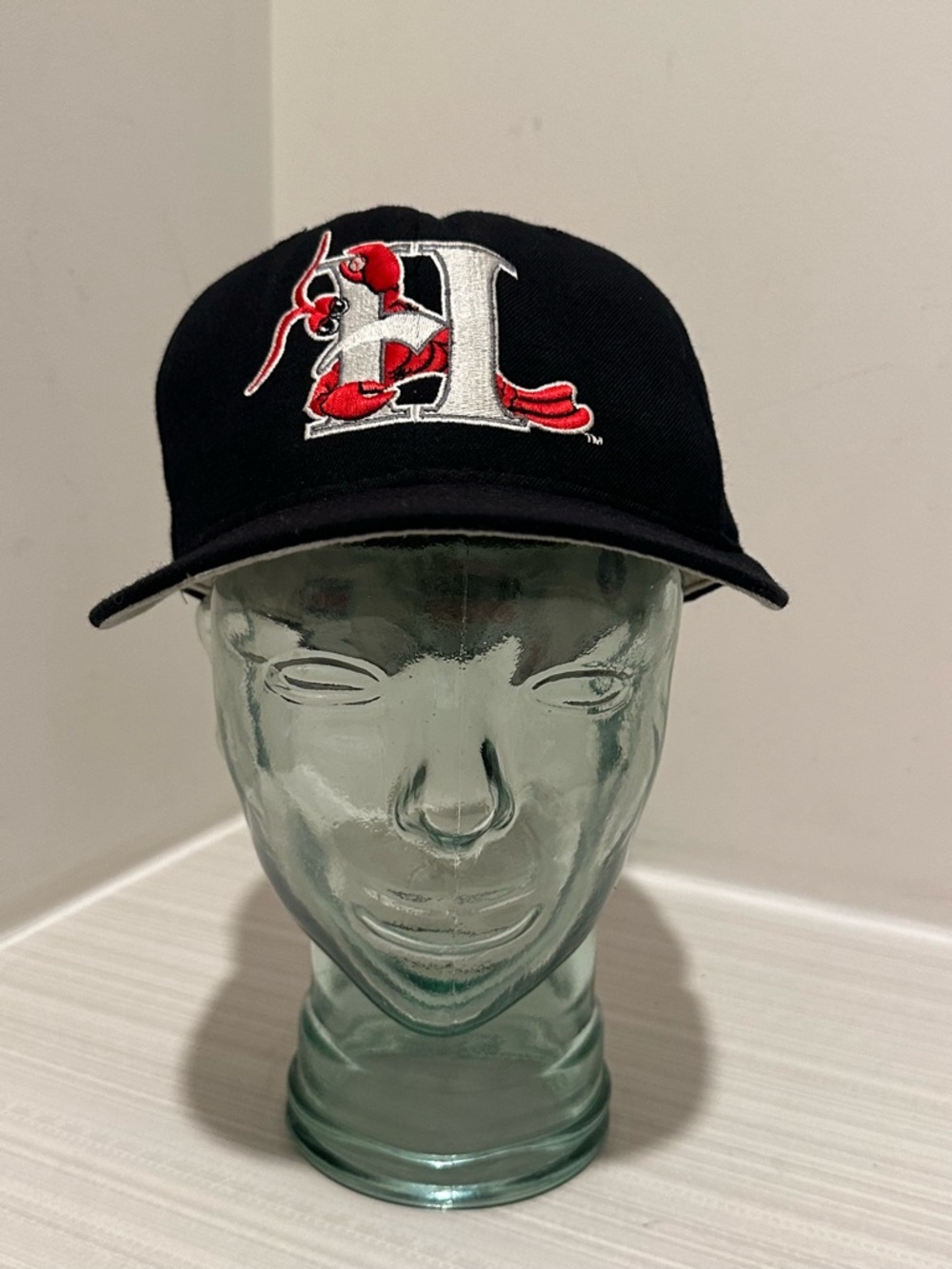 Vintage Hickory Crawdads Hat New Era 59/50 Pro Model USA Baseball Cap 7 1/4